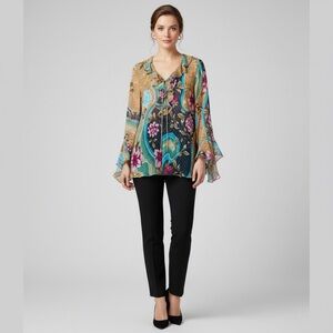 VTG Silk Tunic Blouse